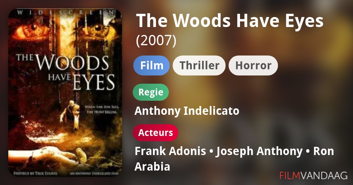 Alle acteurs in The Woods Have Eyes (film, 2007) FilmVandaag.nl