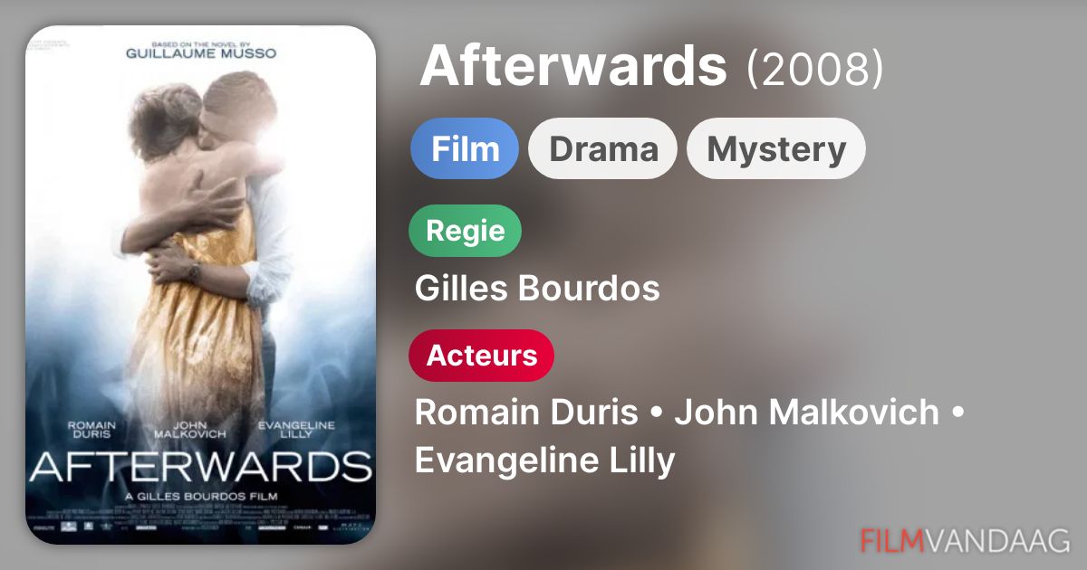 Afterwards (film, 2008) FilmVandaag.nl