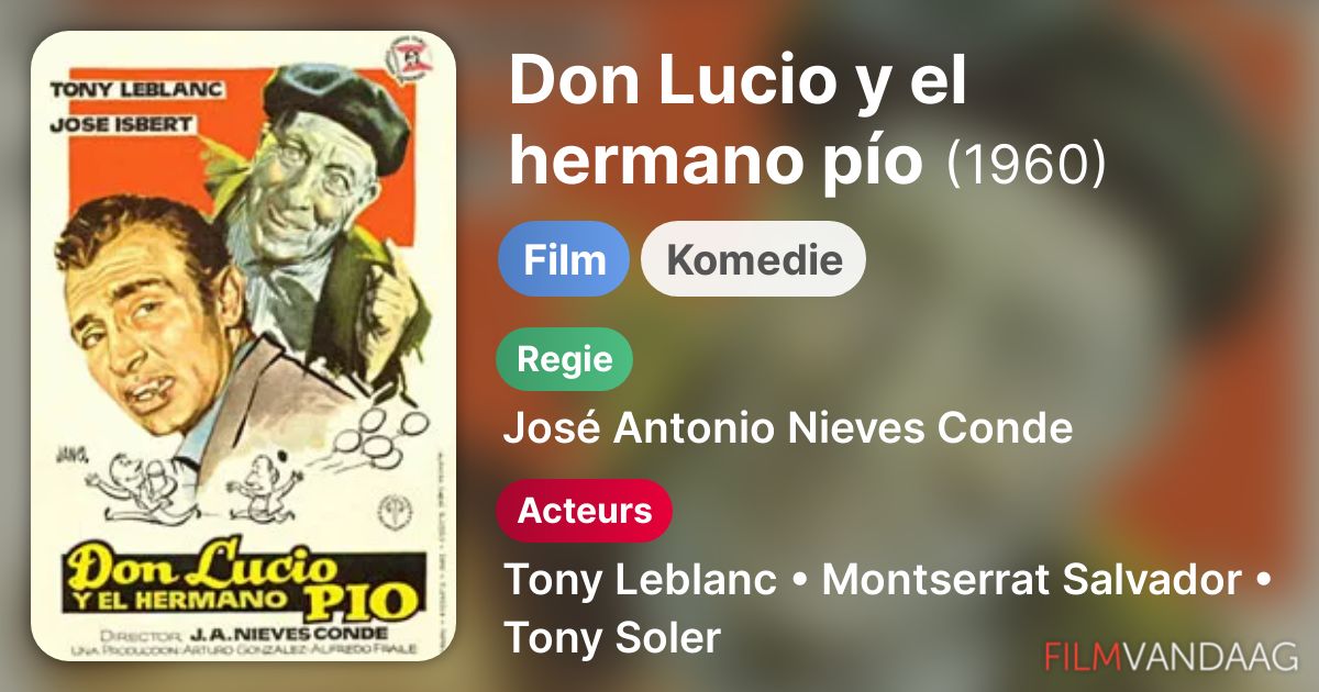Don Lucio y el hermano pío (film, 1960) FilmVandaag.nl
