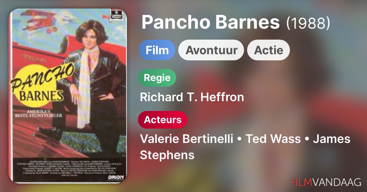 Pancho Barnes (film, 1988) kopen op dvd of bluray FilmVandaag.nl