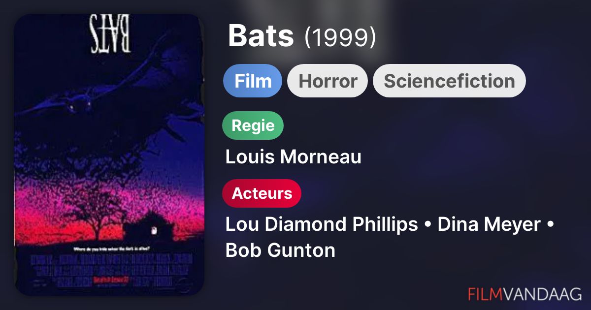 Bats (film, 1999) FilmVandaag.nl