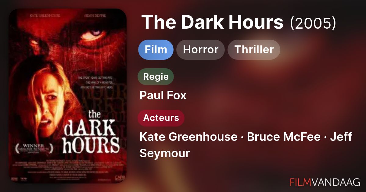 The Dark Hours (film, 2005) FilmVandaag.nl