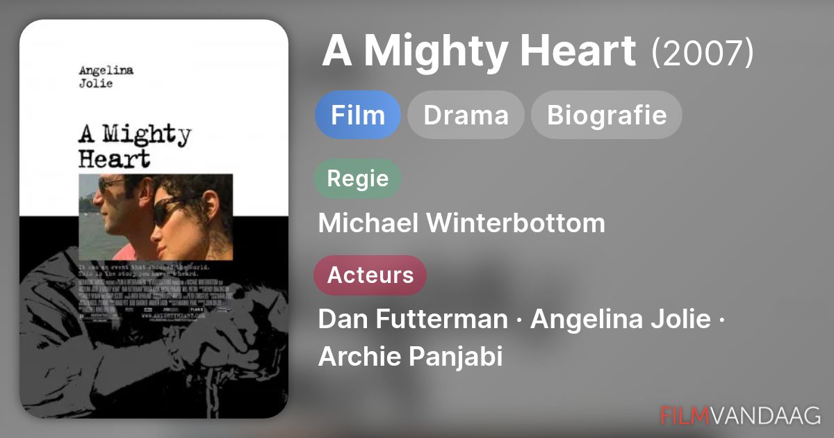 A Mighty Heart Film 2007 Filmvandaagnl 