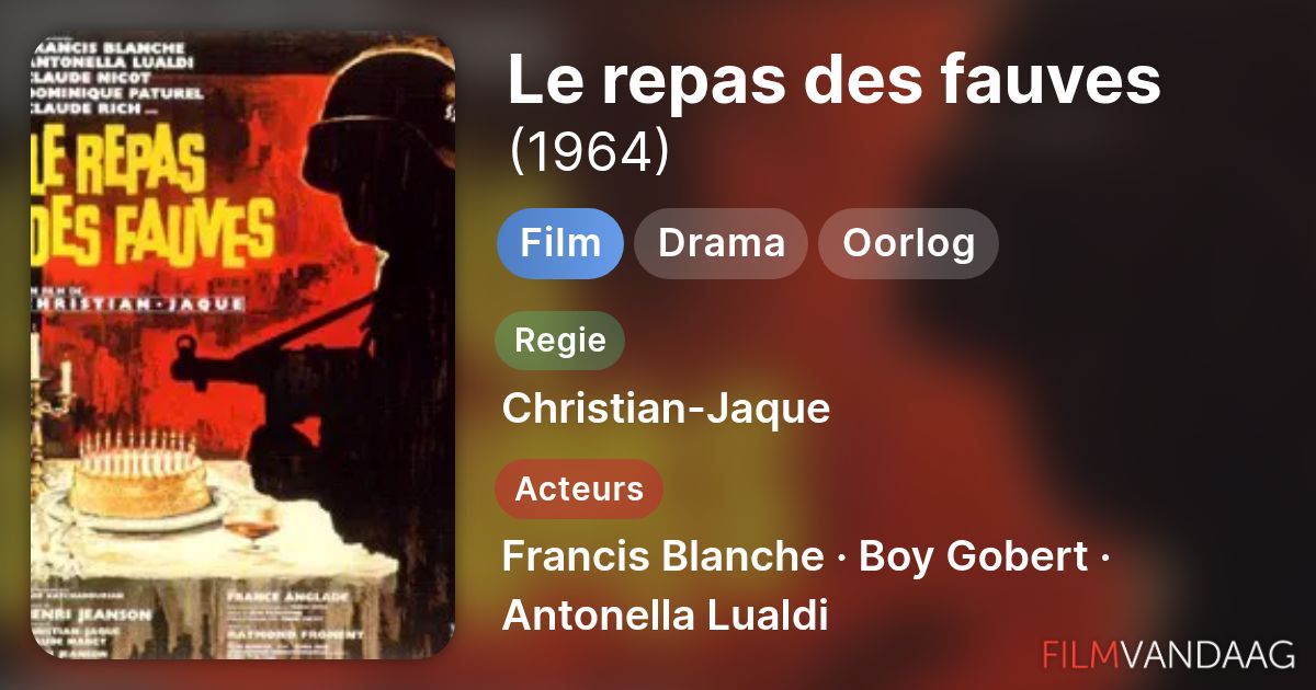 Le Repas Des Fauves Film