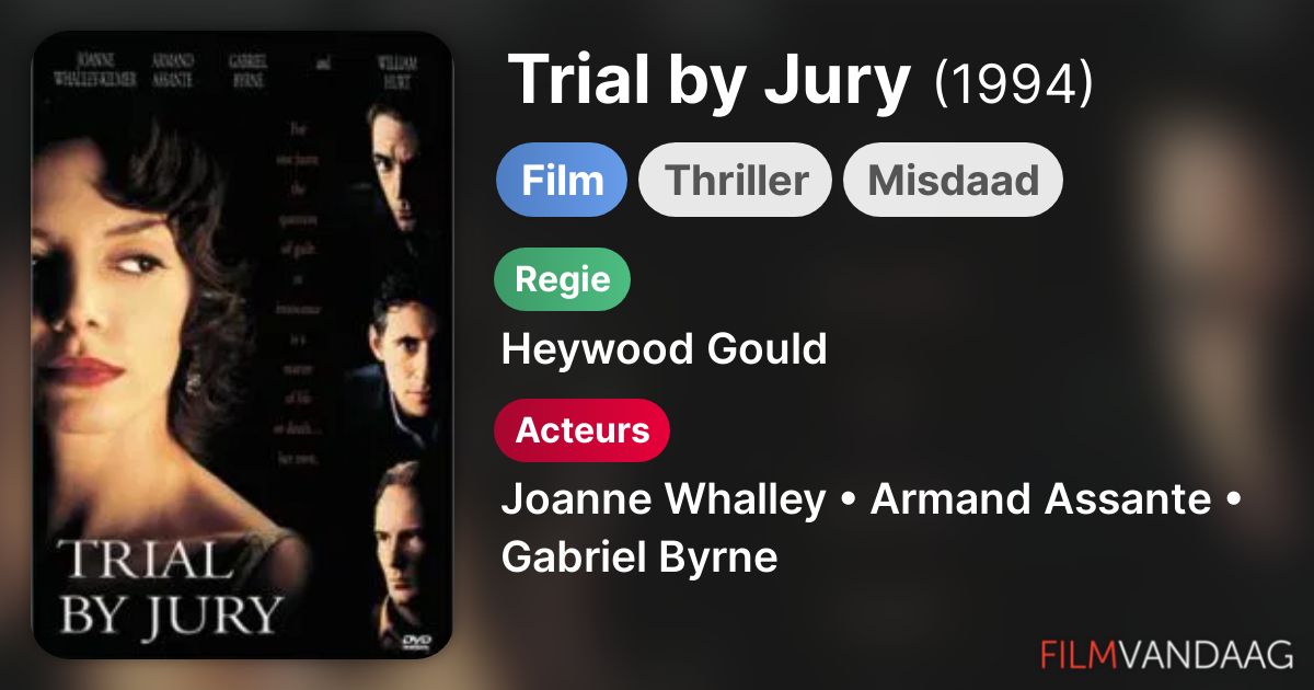Trial by Jury (film, 1994) FilmVandaag.nl
