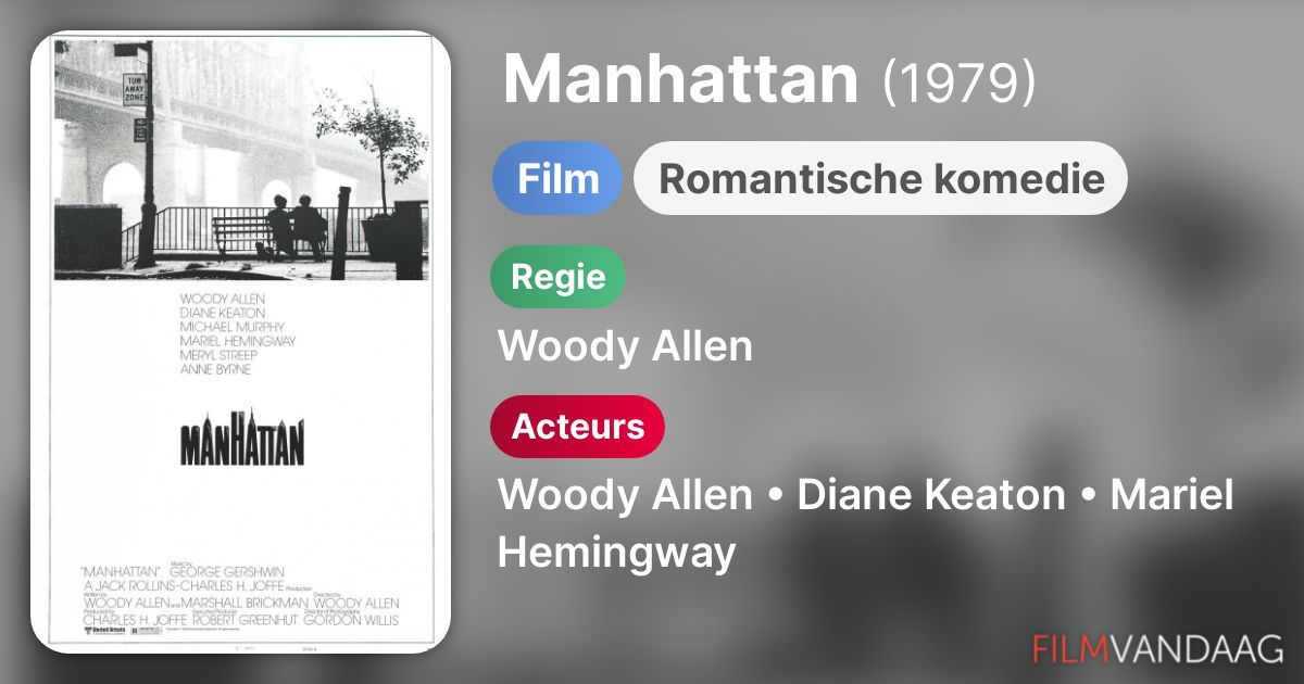 Manhattan (film, 1979) FilmVandaag.nl