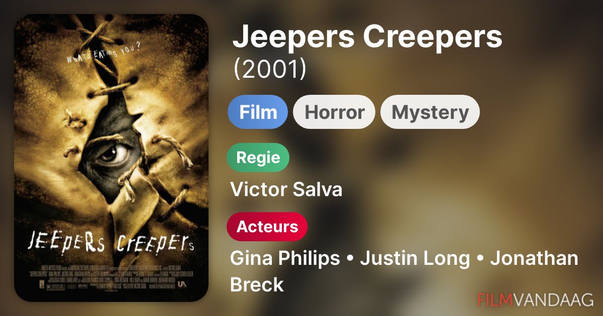 Jeepers creepers full movie 2001 operfprogram