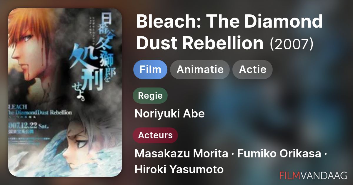 Bleach: The Diamond Dust Rebellion (film, 2007) - FilmVandaag.nl