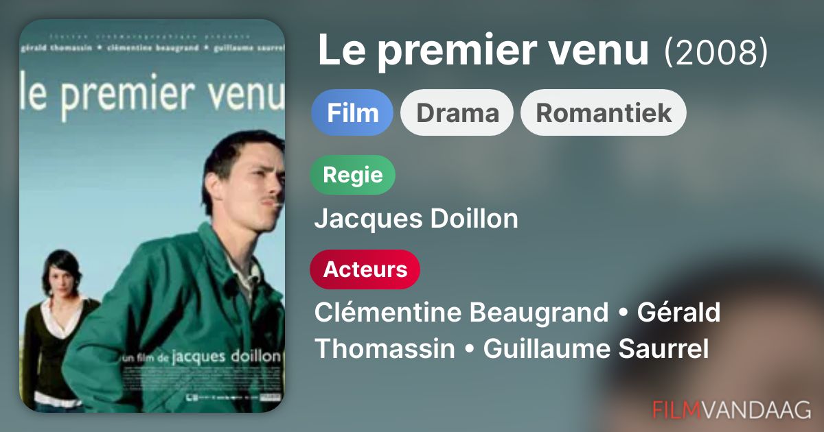 Le premier venu (film, 2008) FilmVandaag.nl