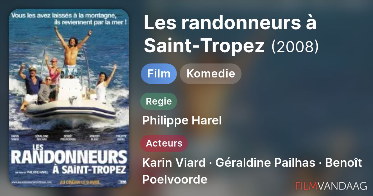 Les randonneurs à Saint-Tropez (film, 2008) - FilmVandaag.nl