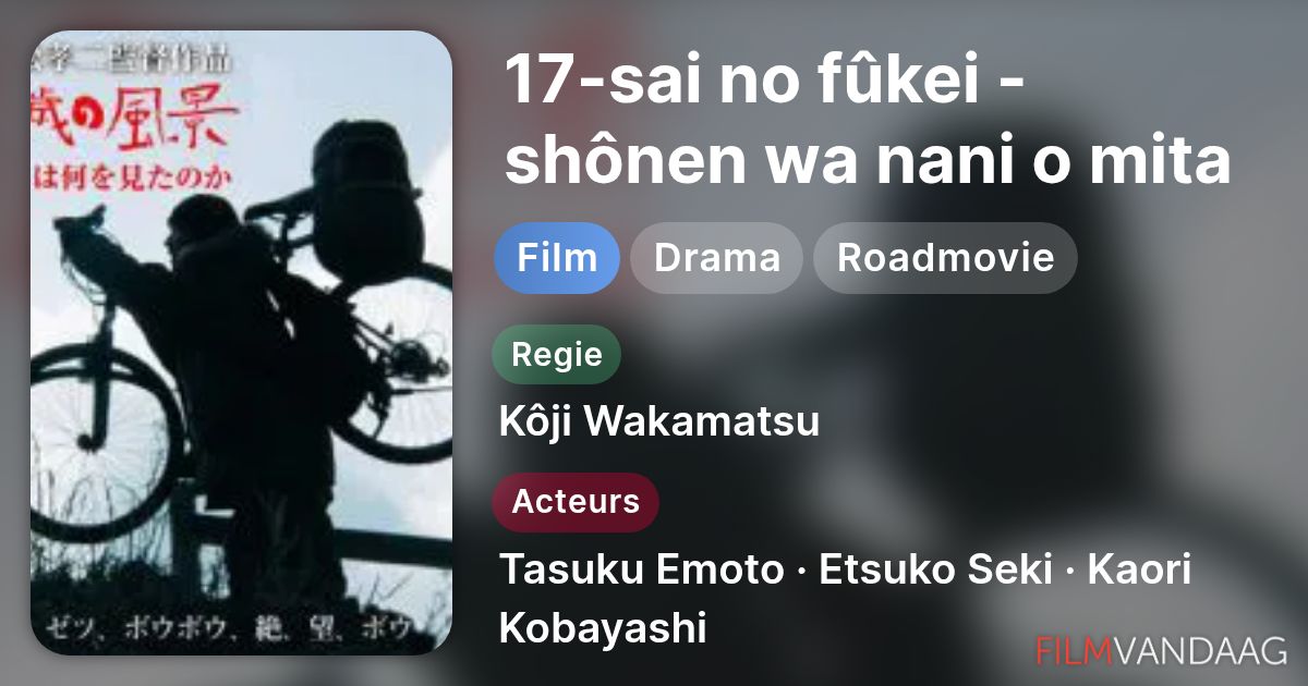 17-sai no fûkei - shônen wa nani o mita no ka (film, 2004) - FilmVandaag.nl