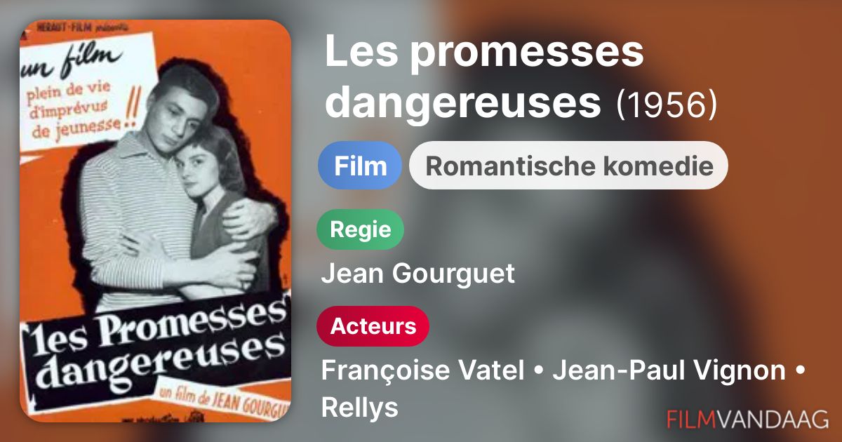 Les promesses dangereuses (film, 1956) FilmVandaag.nl