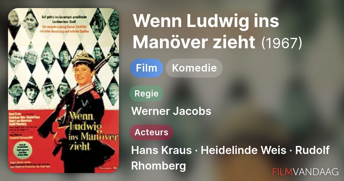 wenn ludwig ins manöver zieht
