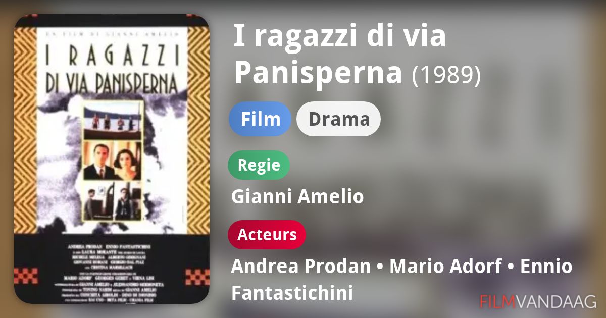I ragazzi di via Panisperna (film, 1989) FilmVandaag.nl I ragazzi di via Panisperna (film, 1989) FilmVandaag.nl