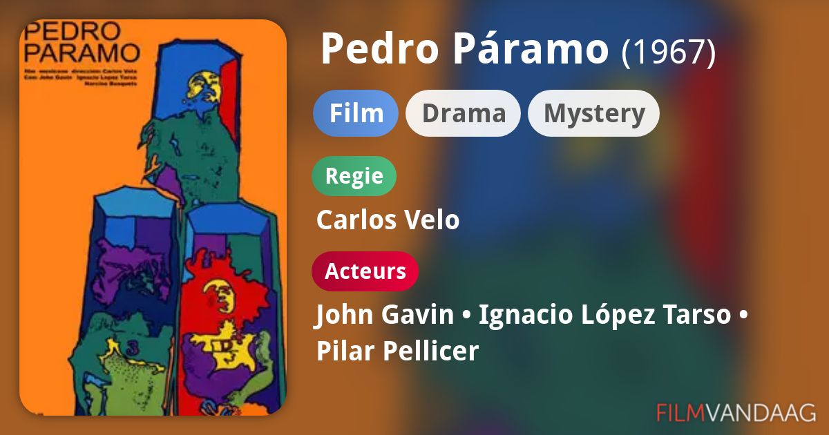 Pedro Páramo (film, 1967) Nu Online Kijken FilmVandaag.nl