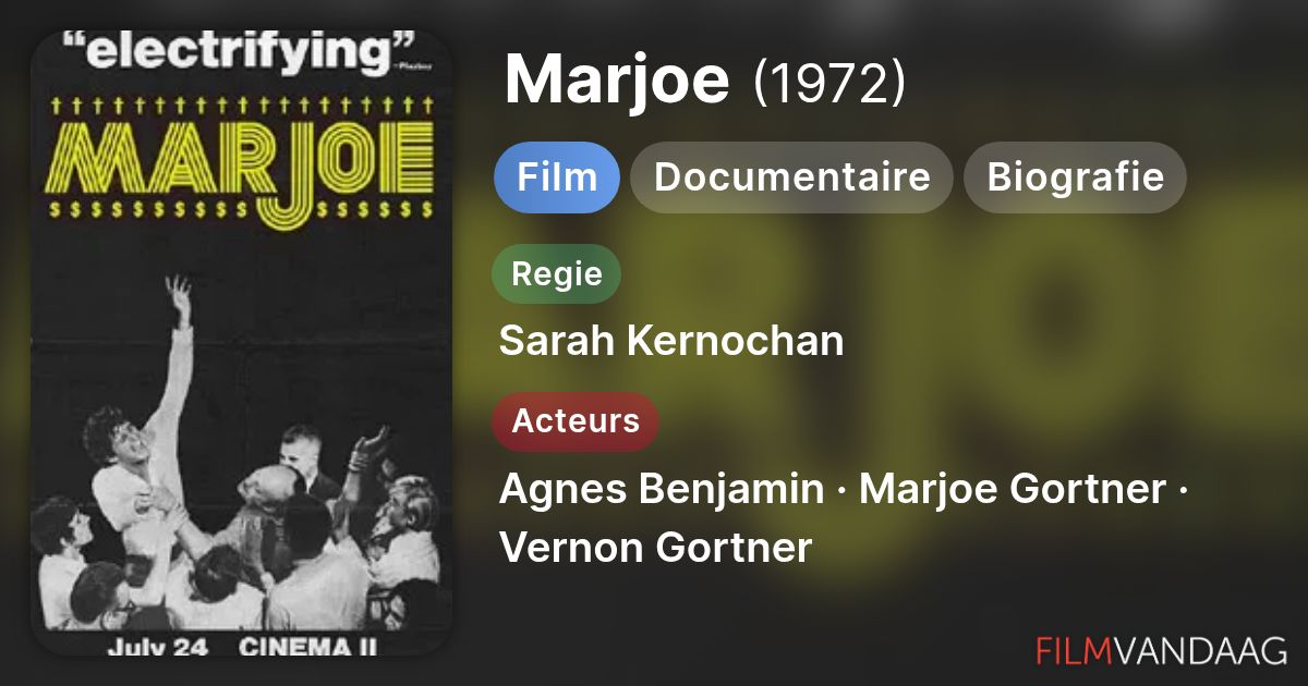 Marjoe (film, 1972) FilmVandaag.nl