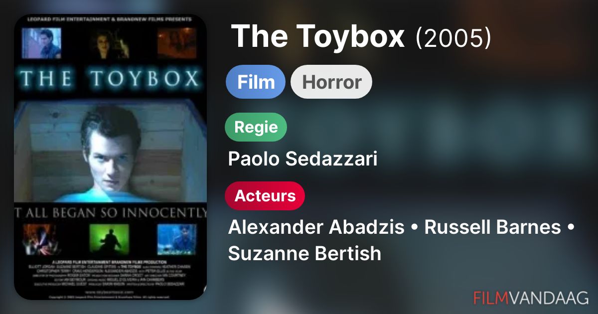 The Toybox (film, 2005) FilmVandaag.nl