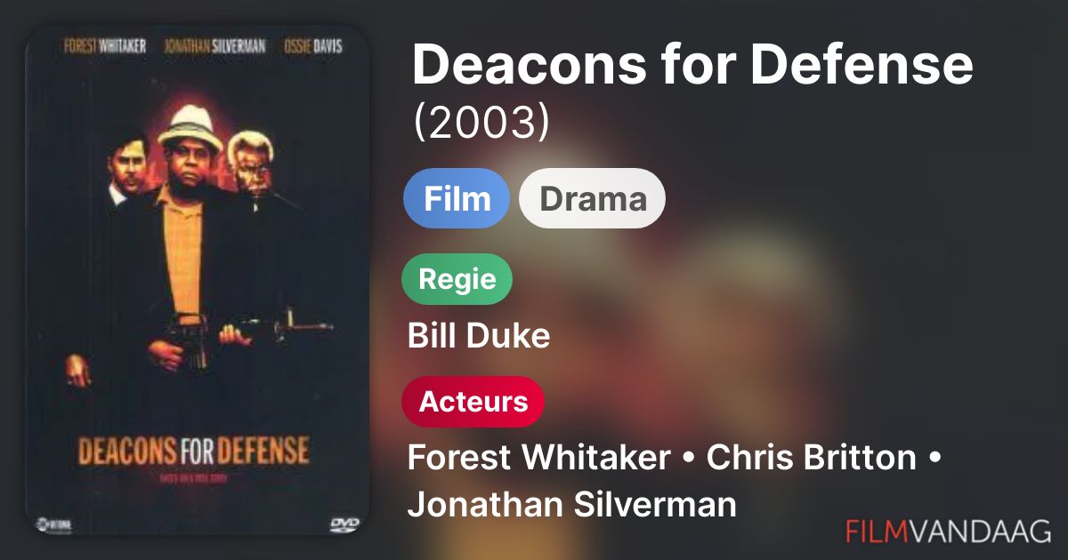 Deacons for Defense (film, 2003) FilmVandaag.nl