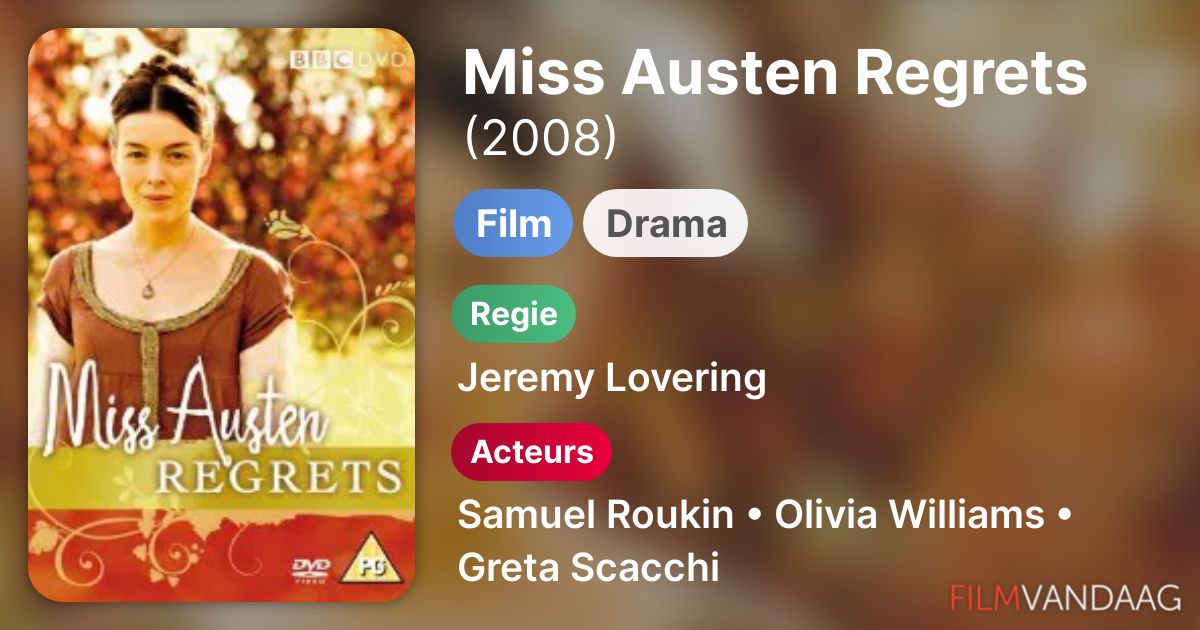 Miss Austen Regrets (film, 2008) FilmVandaag.nl