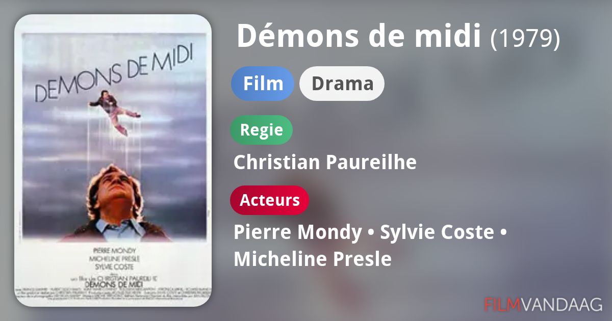 Démons de midi (film, 1979) FilmVandaag.nl