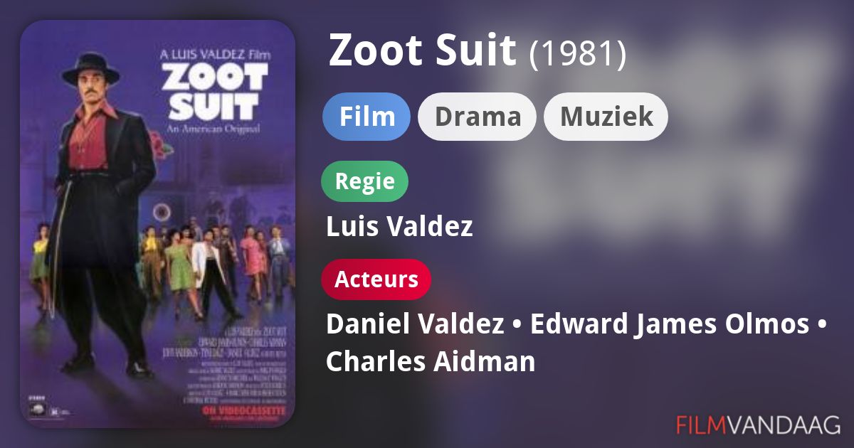 Zoot Suit (film, 1981) FilmVandaag.nl