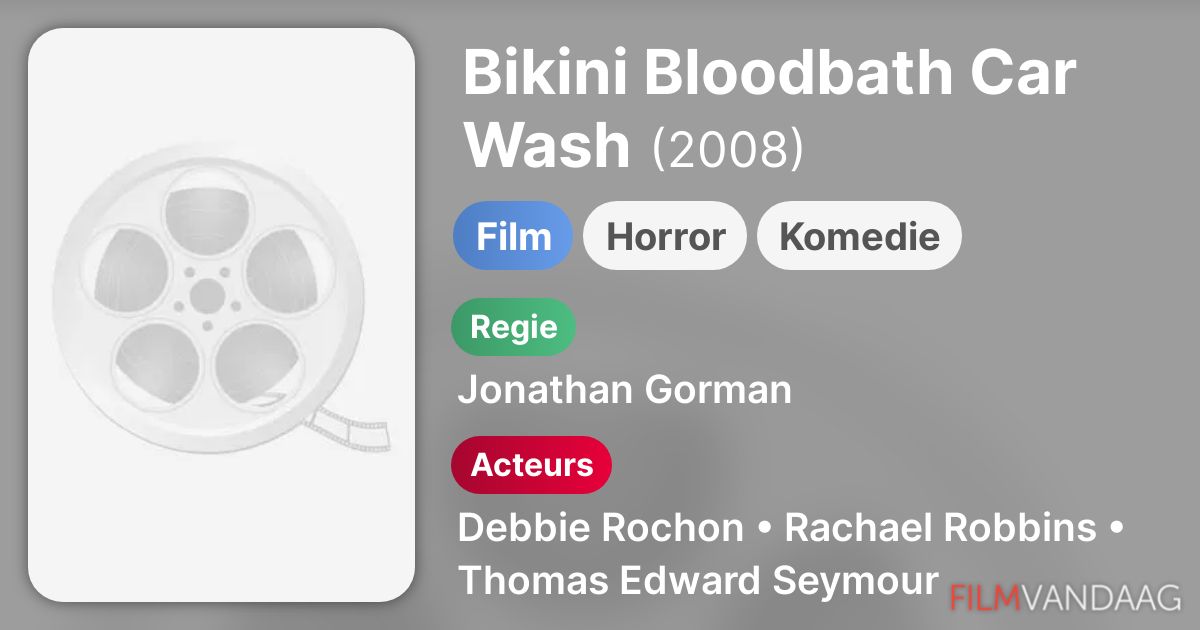 Bikini Bloodbath Car Wash (film, 2008) FilmVandaag.nl