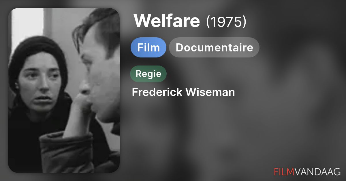 Welfare (film, 1975) - FilmVandaag.nl