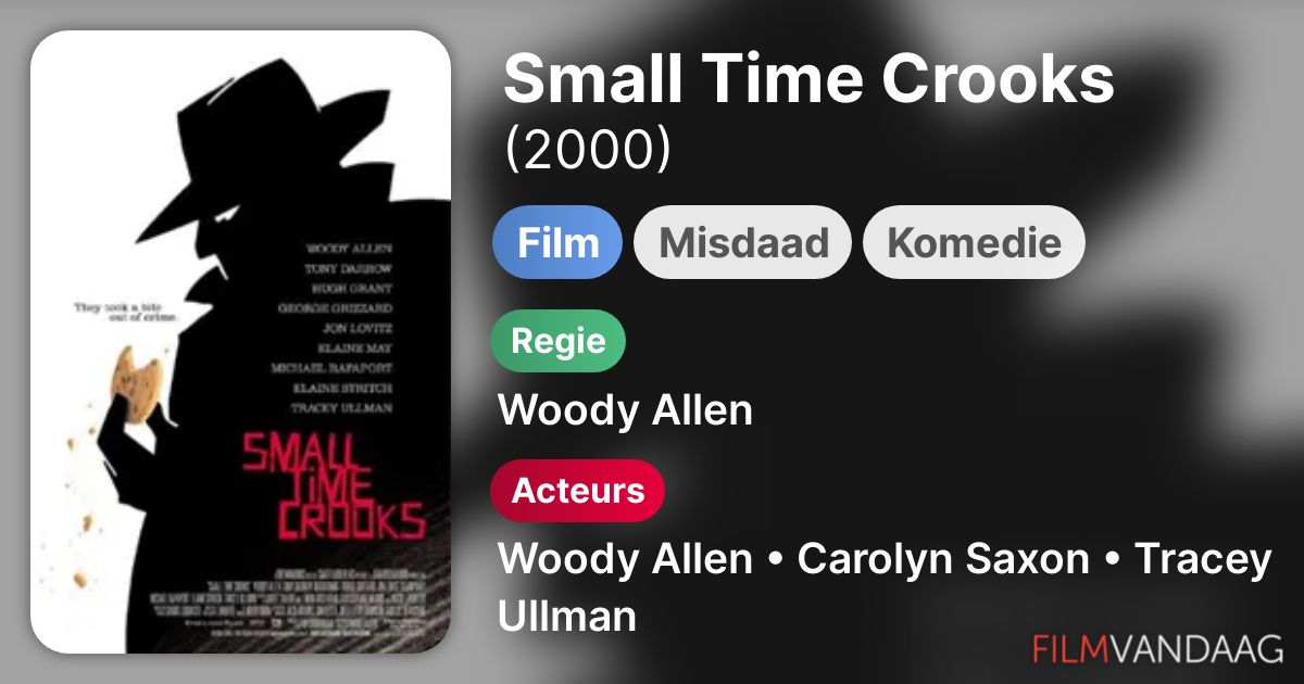 Small Time Crooks (film, 2000) FilmVandaag.nl