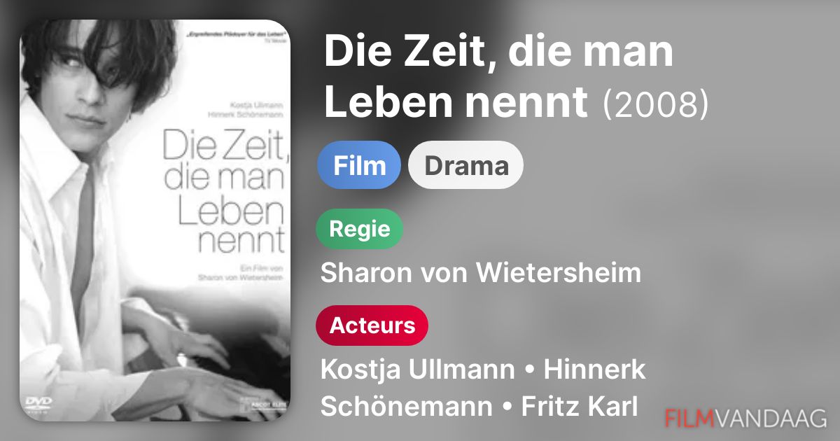 Die Zeit, die man Leben nennt