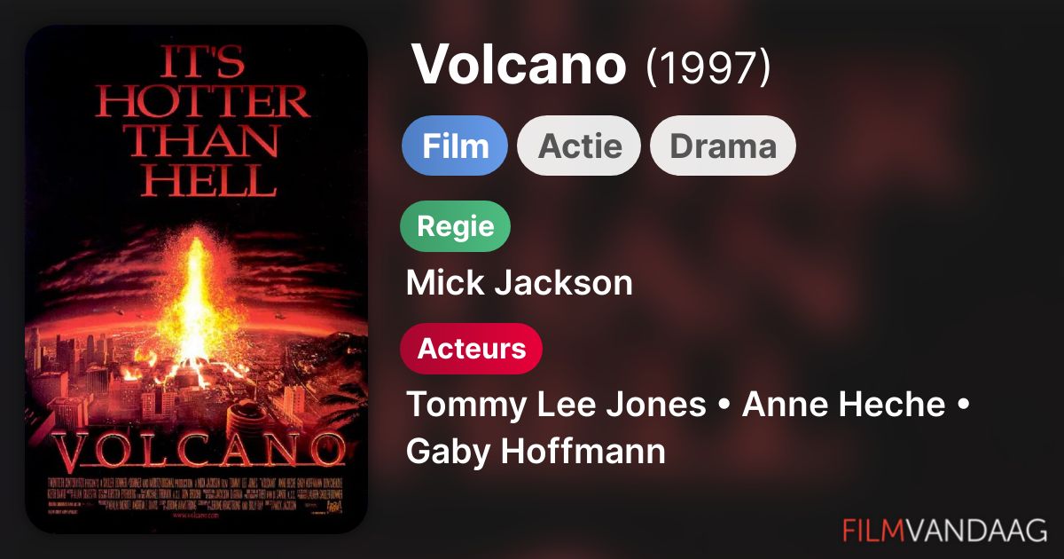 Volcano (film, 1997) FilmVandaag.nl