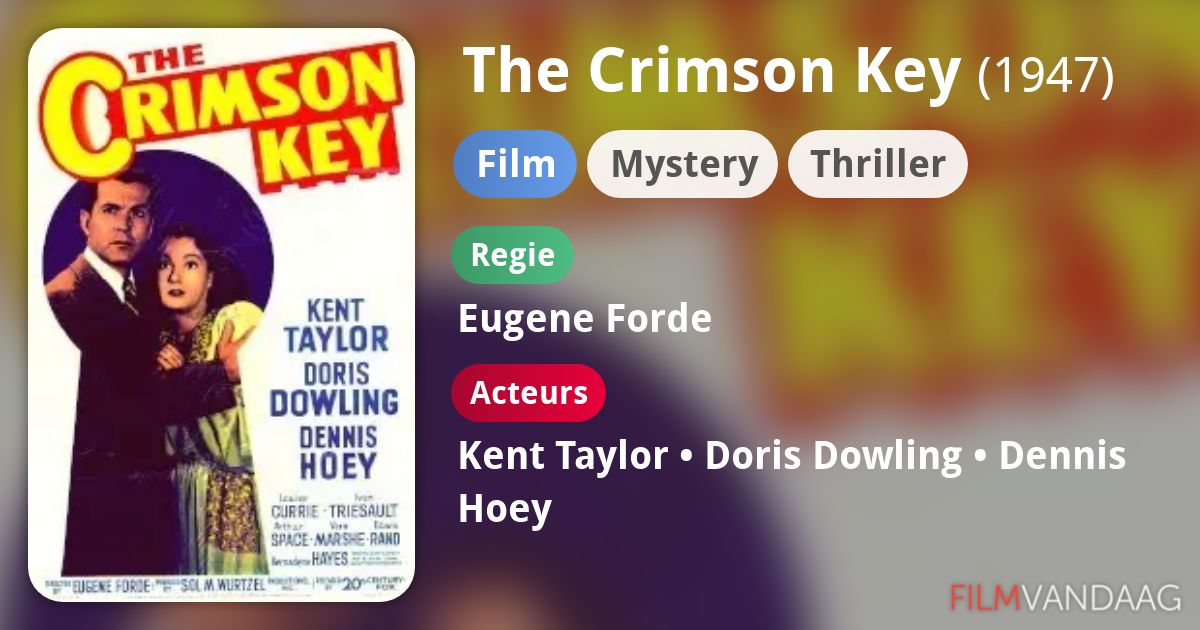 The Crimson Key (film, 1947) FilmVandaag.nl