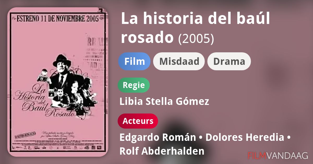 La historia del baúl rosado (film, 2005) FilmVandaag.nl