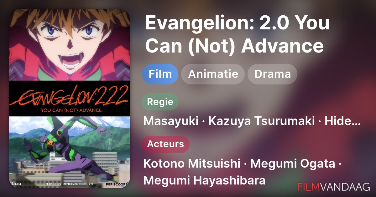Evangelion: 2.0 You Can (Not) Advance (film, 2009) - FilmVandaag.nl