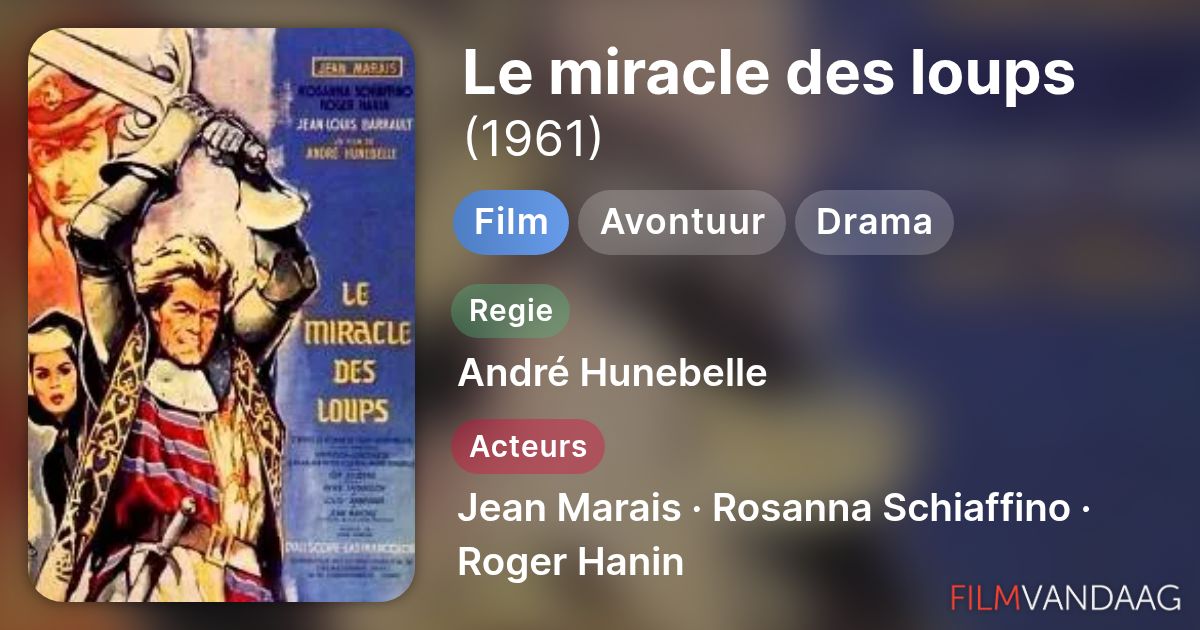 Le miracle des loups (film, 1961) Nu Online Kijken - FilmVandaag.nl