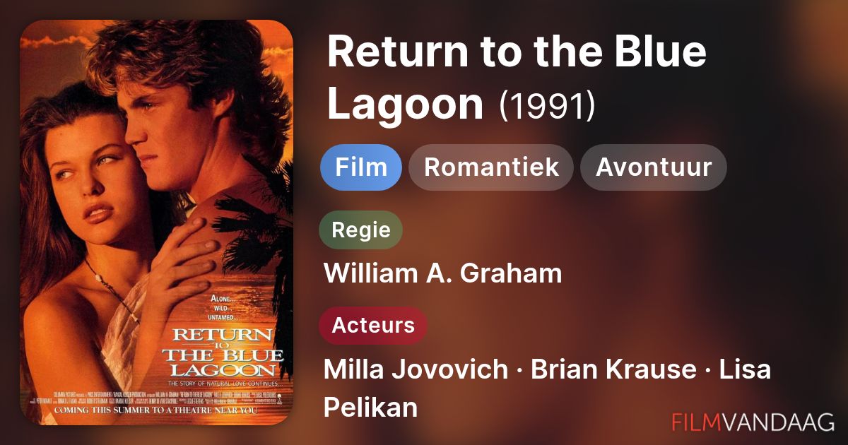return to the blue lagoon film
