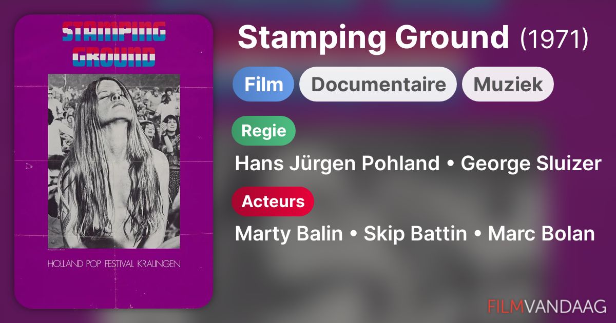 Stamping Ground (film, 1971) kopen op dvd of bluray FilmVandaag.nl