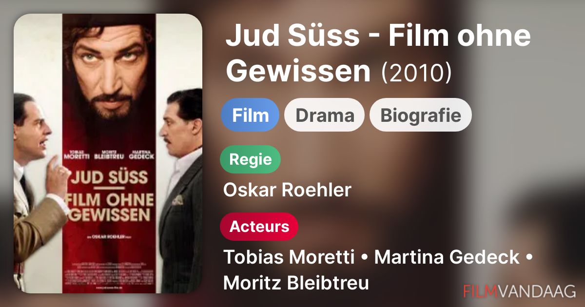 Jud Süss Film ohne Gewissen (film, 2010) Nu Online Kijken