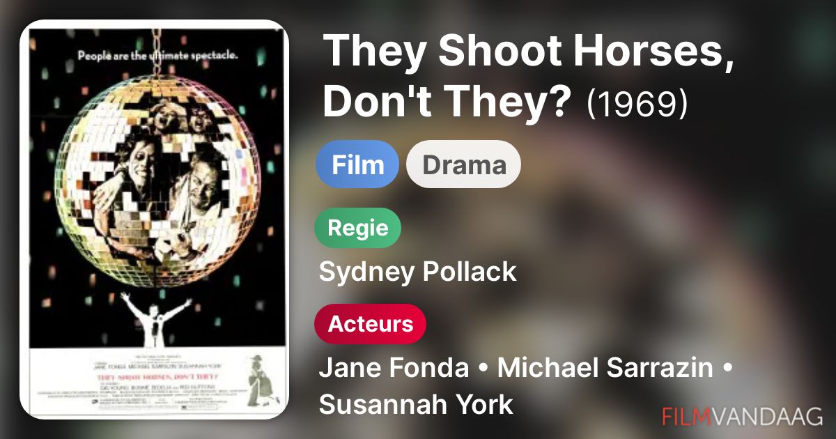 They Shoot Horses, Don't They? (film, 1969) FilmVandaag.nl