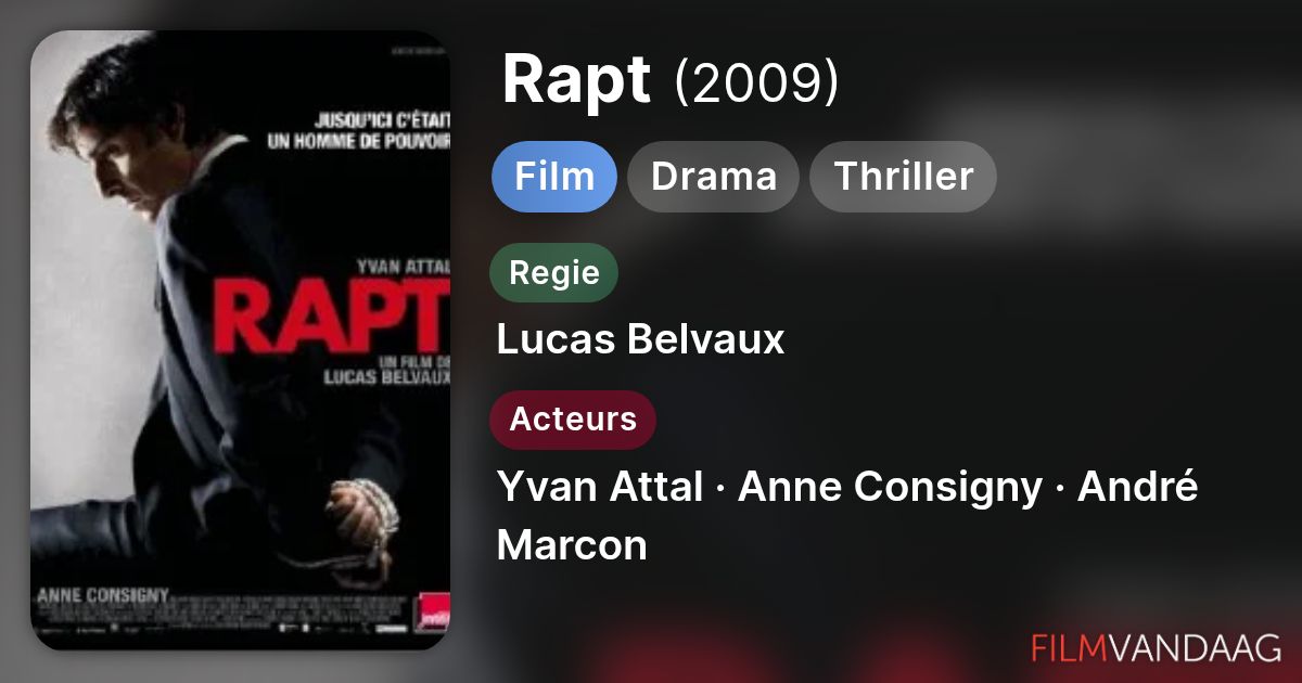 Rapt (film, 2009) - FilmVandaag.nl