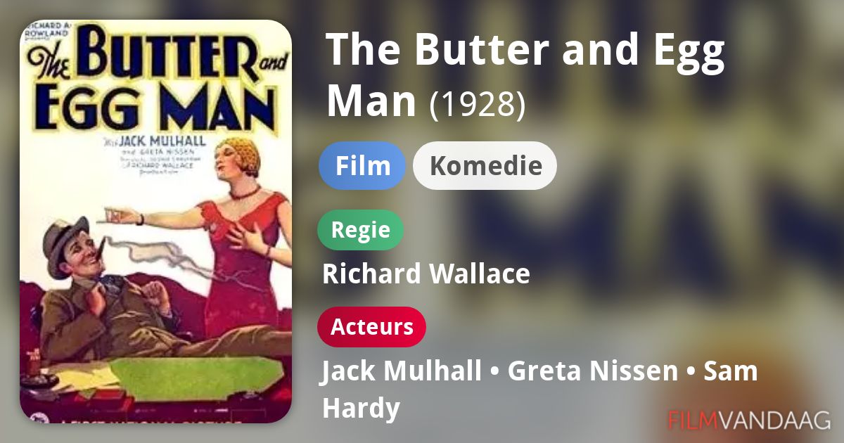 The Butter and Egg Man (film, 1928) FilmVandaag.nl
