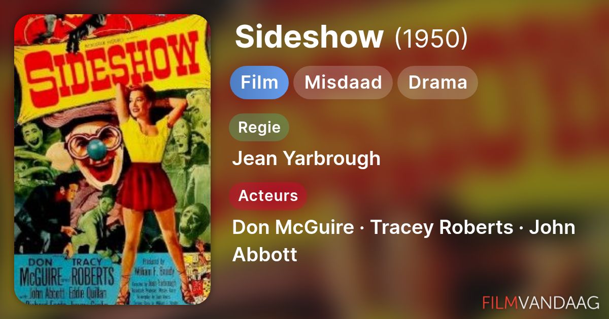 Sideshow (film, 1950) - FilmVandaag.nl