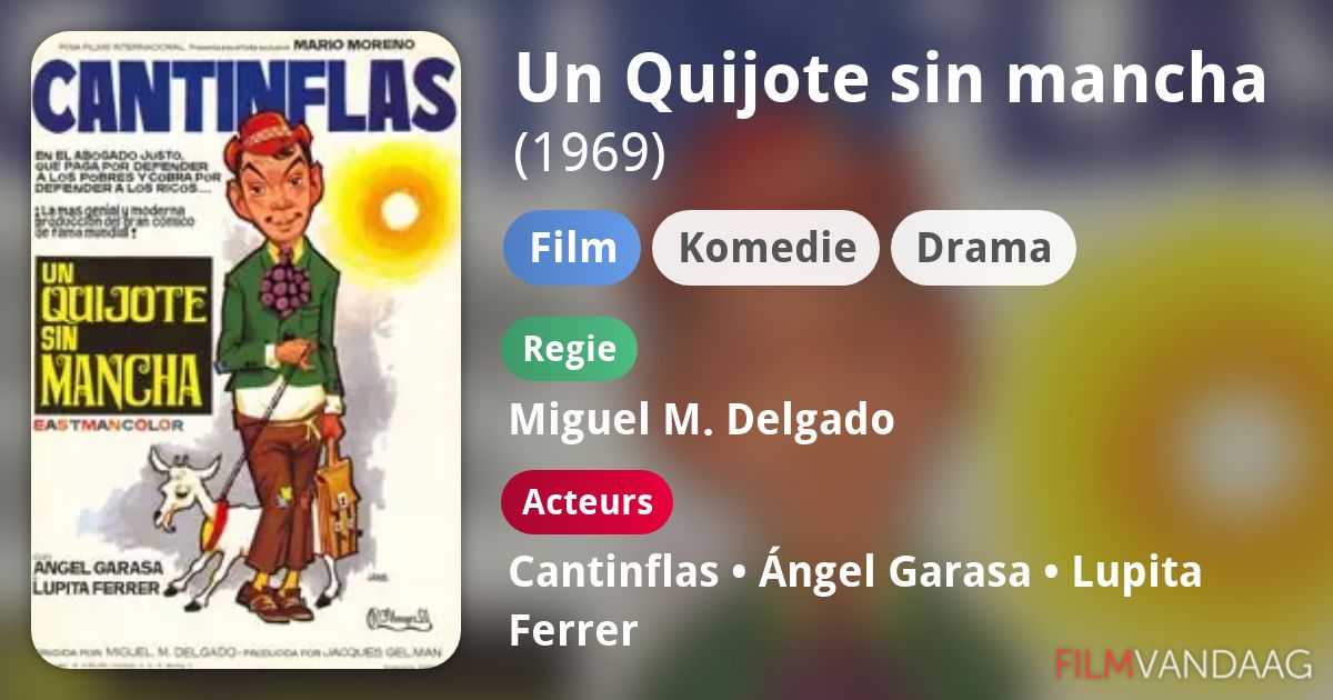 Un Quijote sin mancha (film, 1969) FilmVandaag.nl Un Quijote sin mancha (film, 1969) FilmVandaag.nl