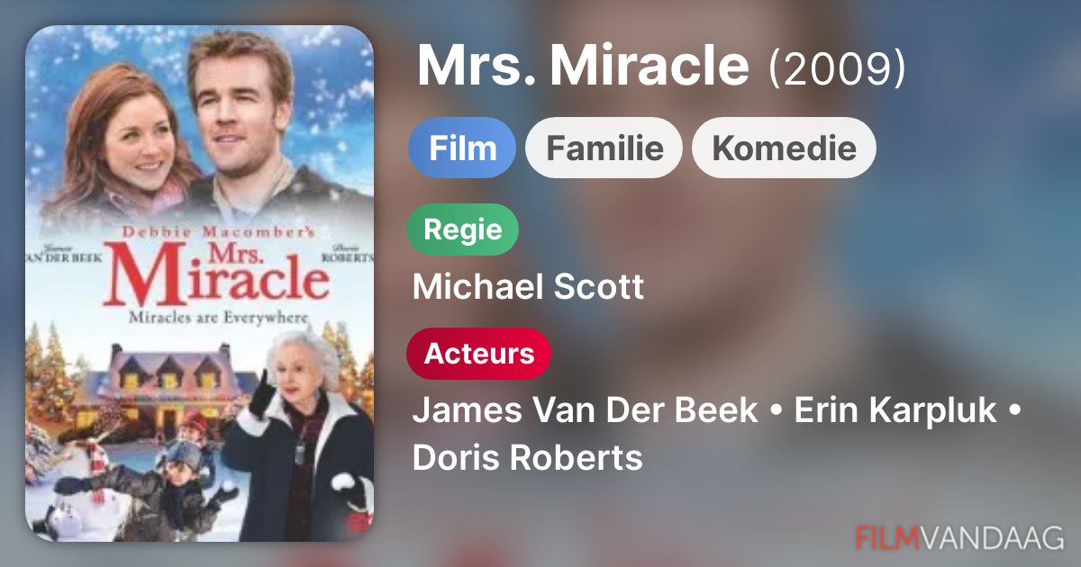Mrs. Miracle (film, 2009) - FilmVandaag.nl