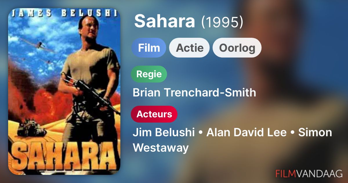 Sahara (film, 1995) FilmVandaag.nl