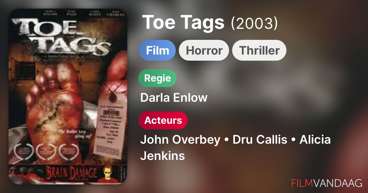 Toe Tags (film, 2003) FilmVandaag.nl