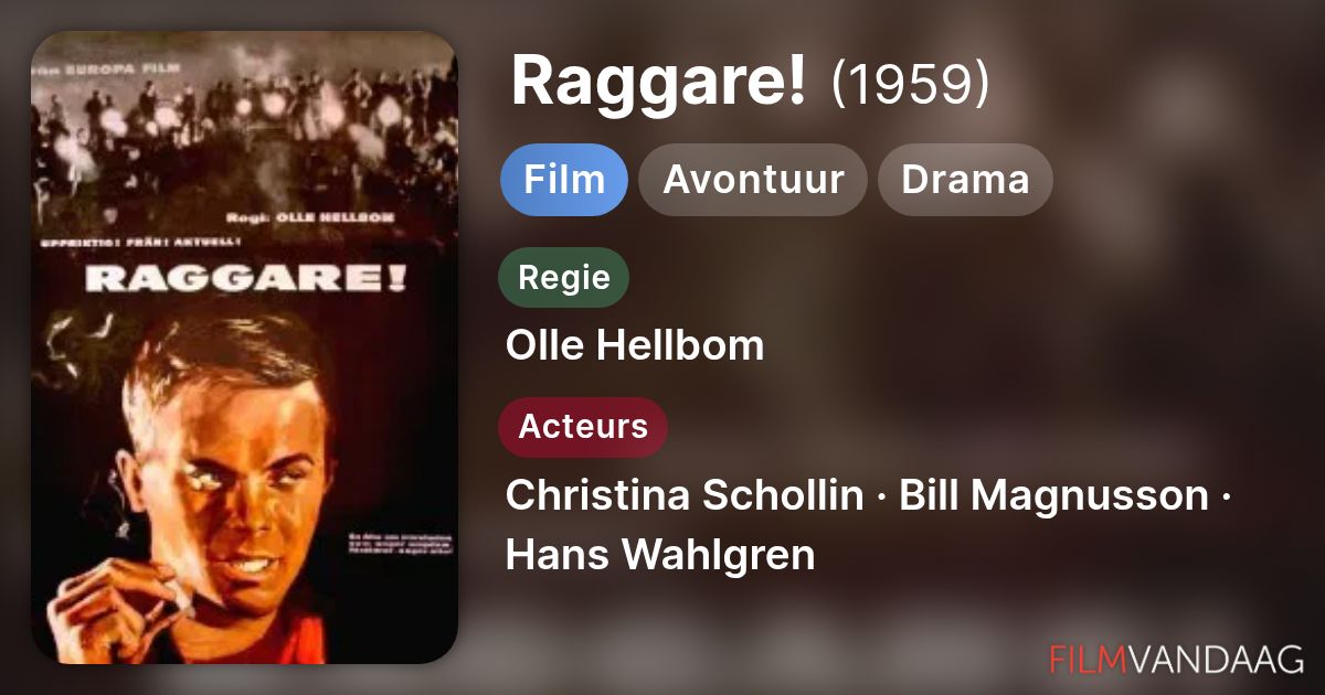 Raggare! (film, 1959) kopen op dvd of blu-ray - FilmVandaag.nl