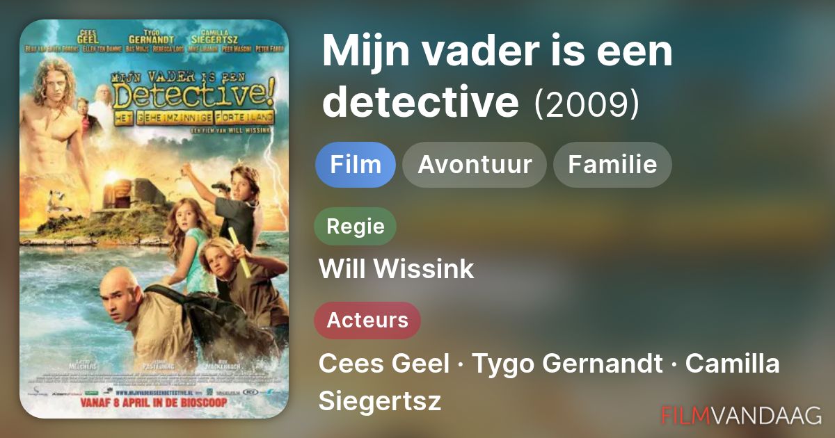 Mijn Vader Is Een Detective Het Geheimzinnige Forteiland