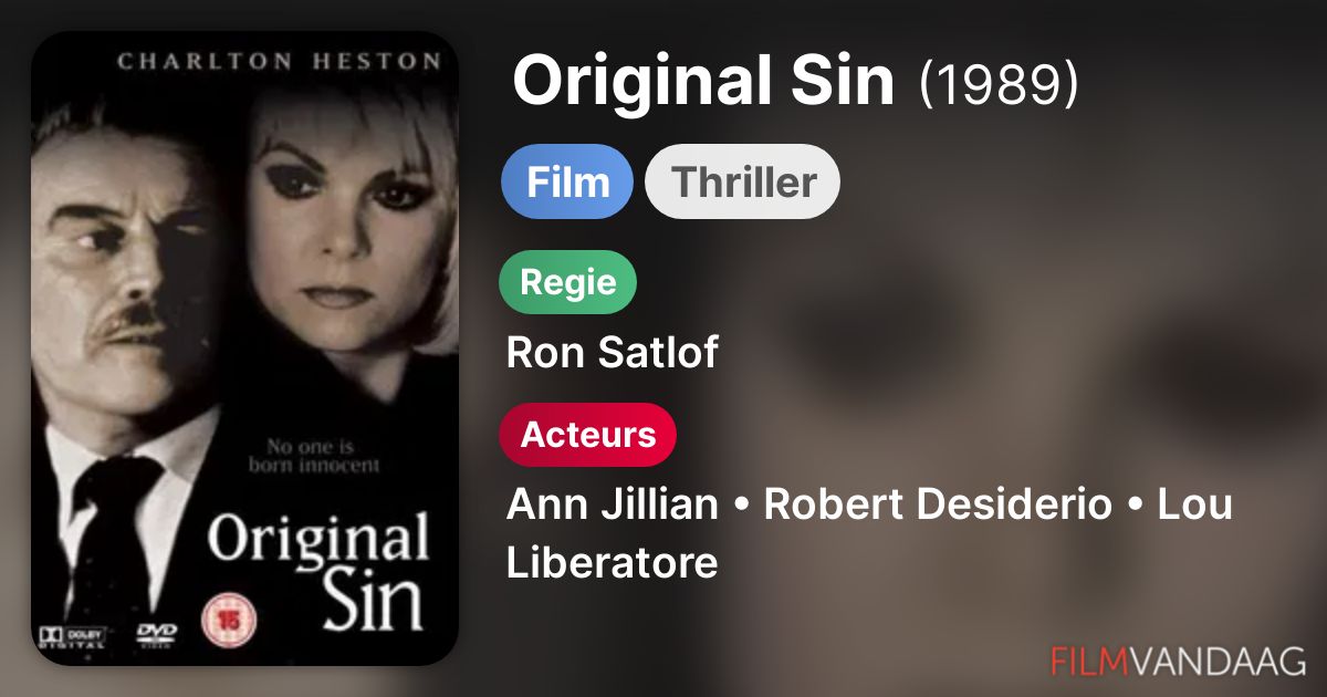 Original Sin (film, 1989) FilmVandaag.nl