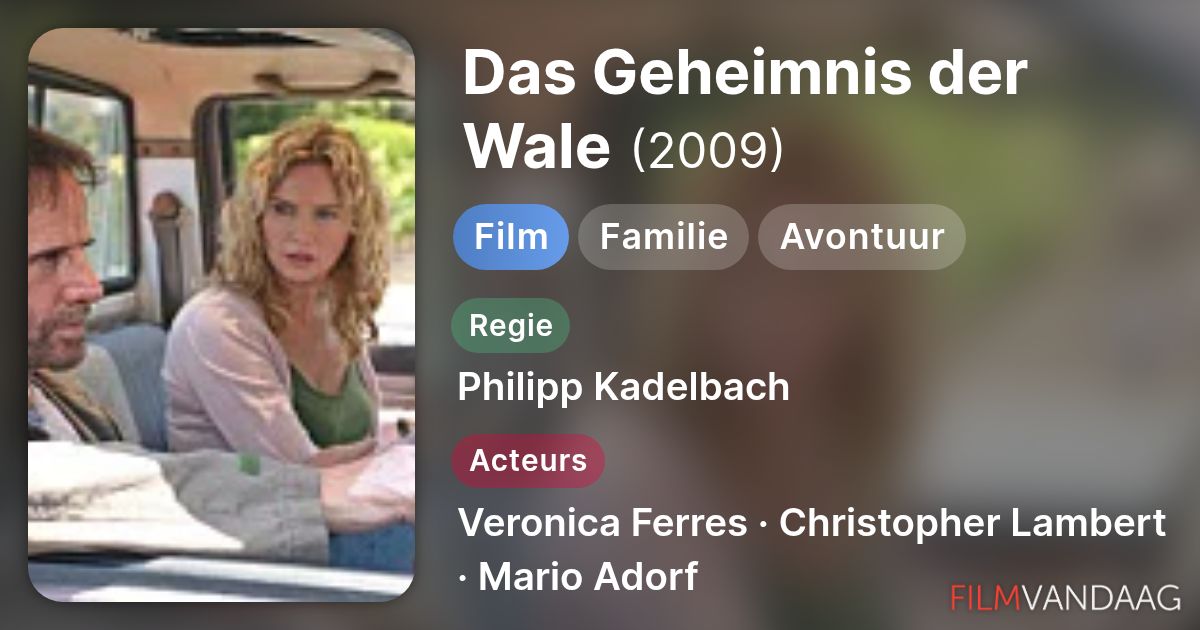 Besetzung Von Das Geheimnis Der Wale Das Geheimnis der Wale (film, 2010) - FilmVandaag.nl