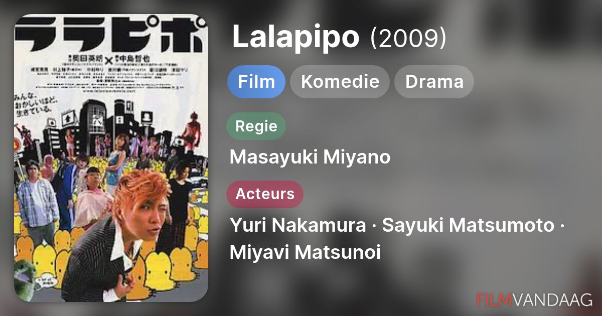 Lalapipo (film, 2009) kopen op dvd of blu-ray - FilmVandaag.nl